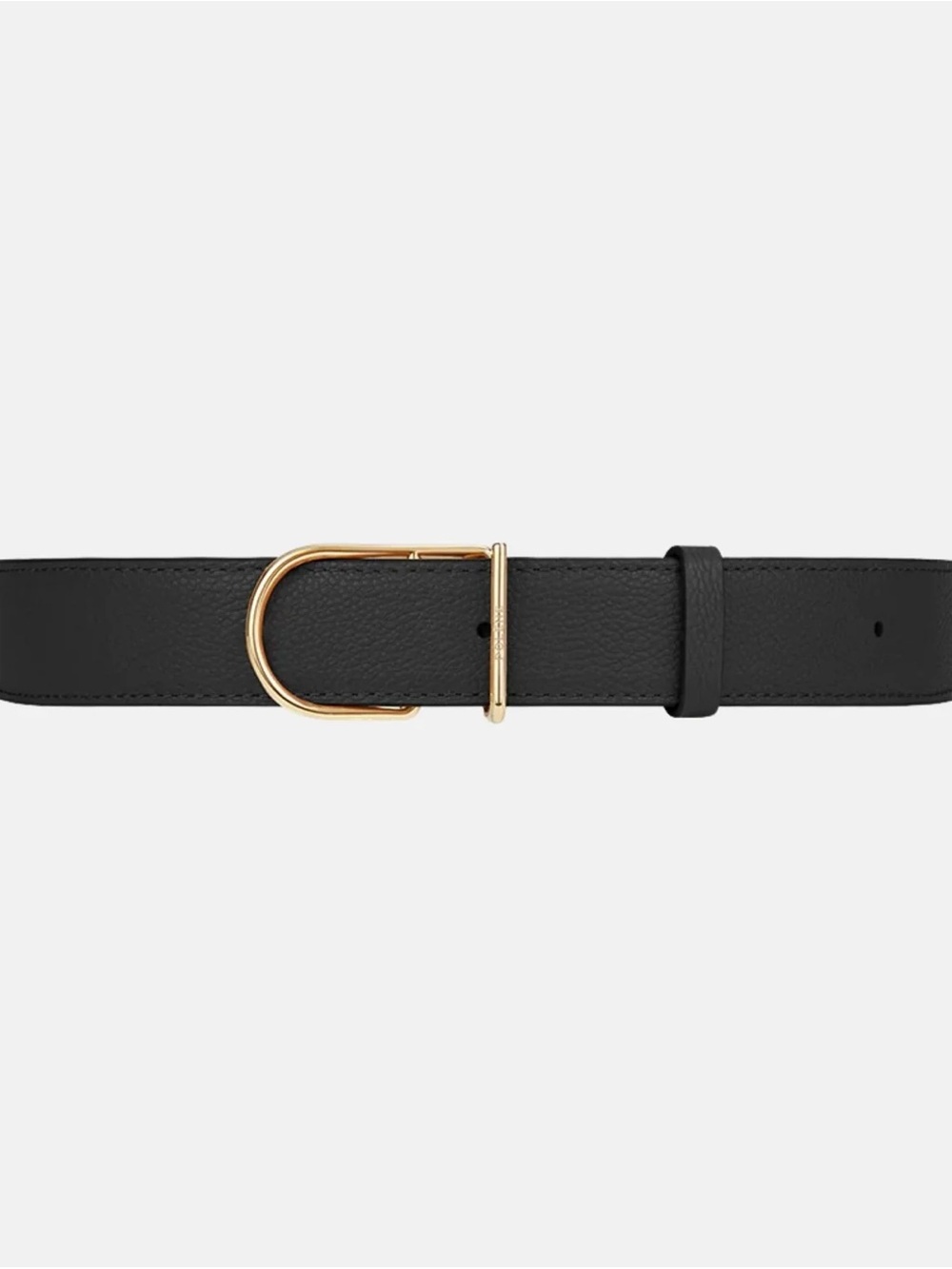 POLENE The Umi Belt Textured Black Size 1